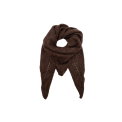 BLACK COLOUR - BCDELL knitted mini scarf - Mocca