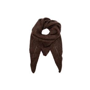 BLACK COLOUR - BCDELL knitted mini scarf - Mocca