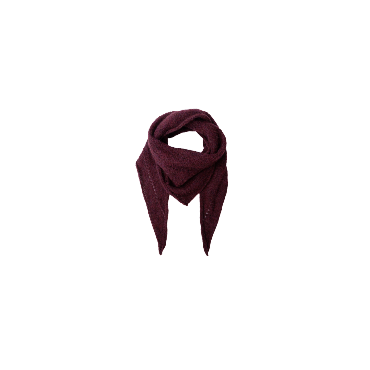 Black Colour - BCDELL knitted mini scarf
