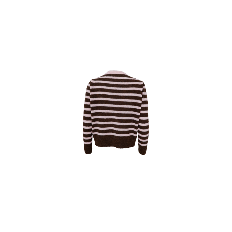 Black Colour - BCDELL puff cardigan - Brown