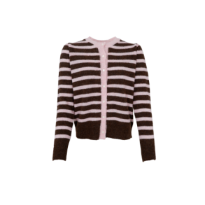 Black Colour - BCDELL puff cardigan - Brown