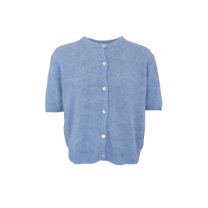 Black Colour - BCDELL ss cardigan - Lt. Blue