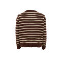 BLACK COLOUR - BCDELL striped knit cardigan - Mocca