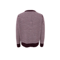 Black Colour - BCDELL striped knit cardigan - Plum