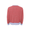 Black Colour - BCDELL striped knit cardigan - Red