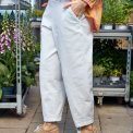 Black Colour - BCDENICE denim barrel pant - White