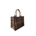 Black Colour - BCDEX Bag - Grey Check