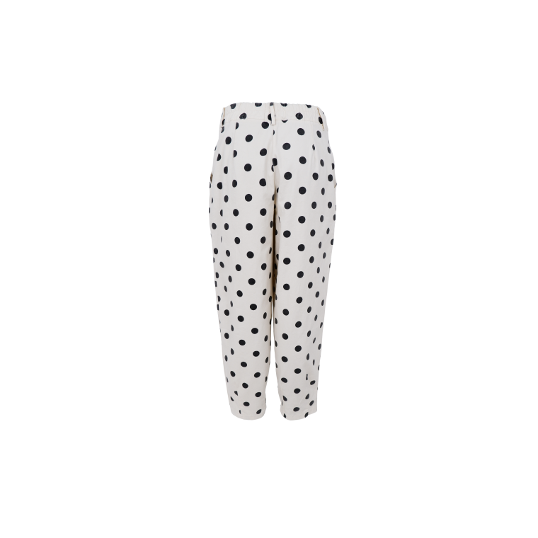 Black Colour - BCELLIE barrel pant - White Dot