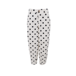 Black Colour - BCELLIE barrel pant - White Dot