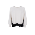 Black Colour - BCEVY lace sweatshirt - Off White