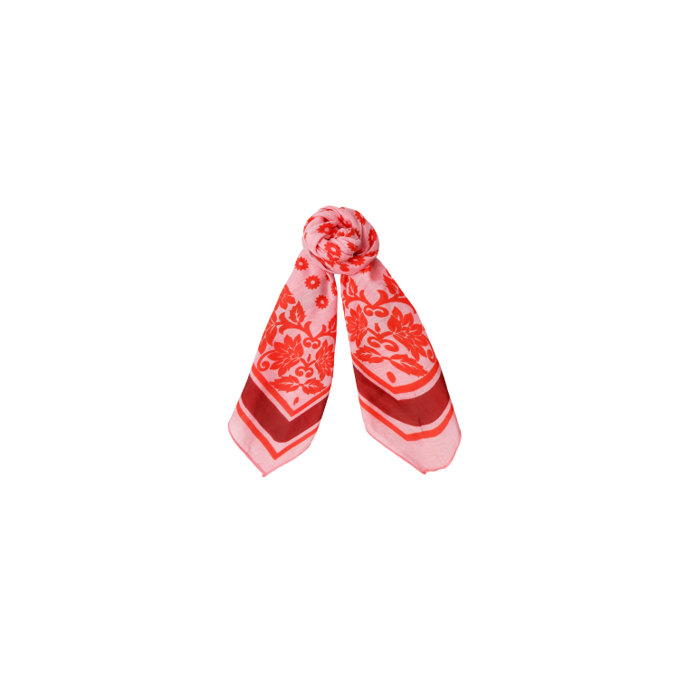Black Colour - BCHALLY mini scarf - Coral