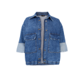 Black Colour - BCIZZY denim jacket - Mid Blue