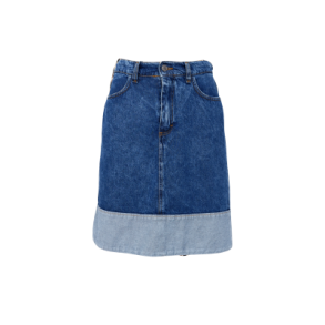 Black Colour - BCIZZY denim skirt - Mid Blue