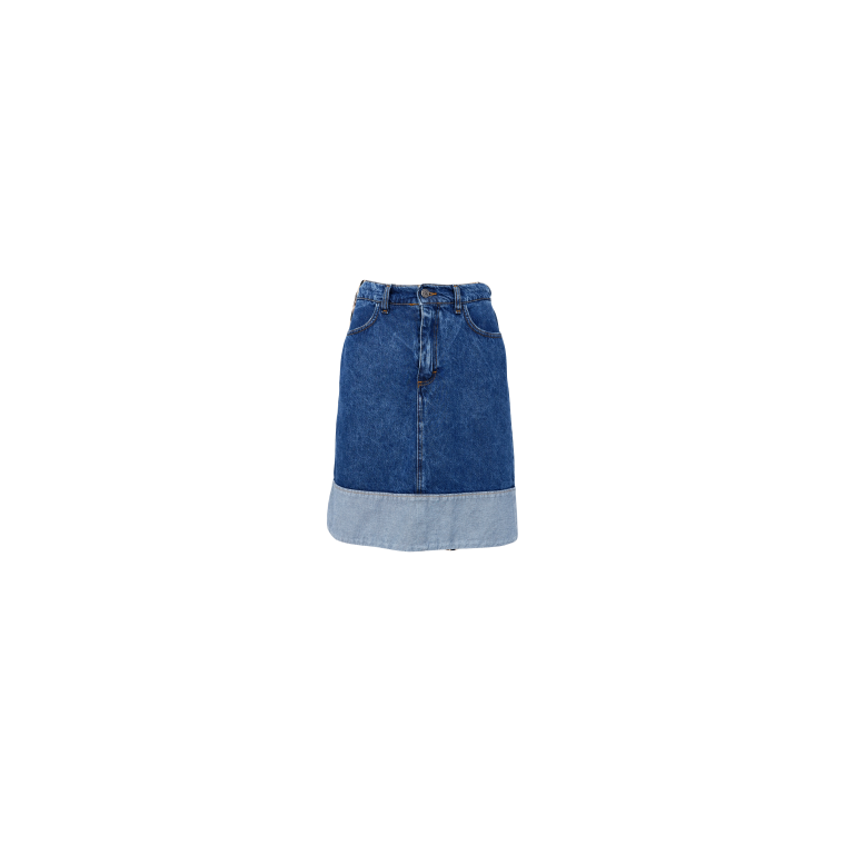 Black Colour - BCIZZY denim skirt - Mid Blue