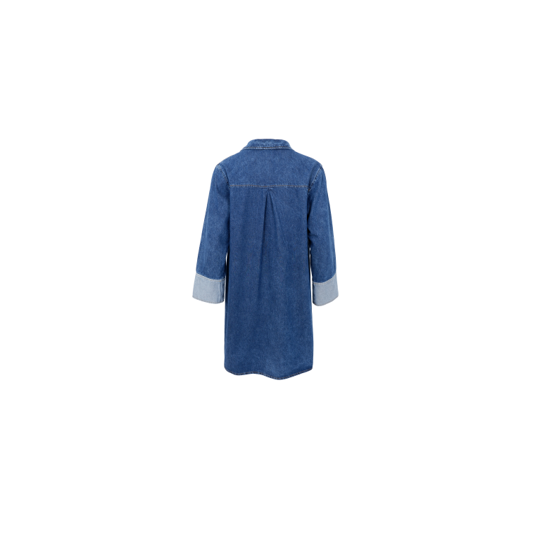 Black Colour - BCIZZY denim tunic dress - Mid Blue