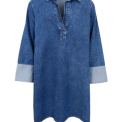 Black Colour - BCIZZY denim tunic dress - Mid Blue