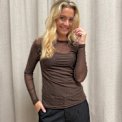 Black Colour - BCJESSIE mesh blouse - Coffee