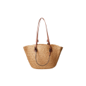 Black Colour - BCKATE straw shopper bag