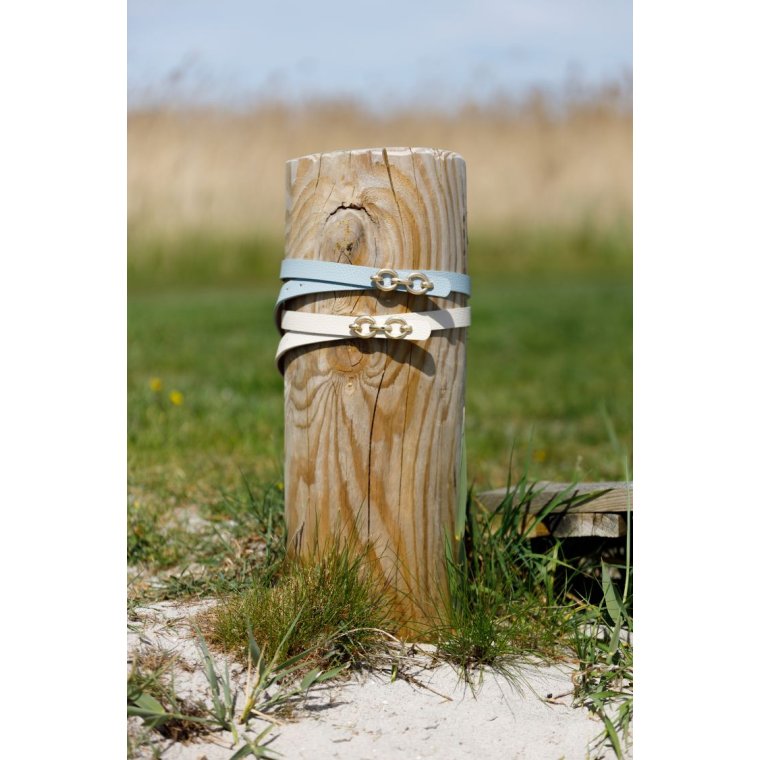 BLACK COLOUR - BCLOTUS belt - Cream