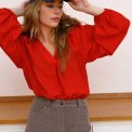BLACK COLOUR - BCLUISA raglan blouse - Red