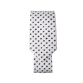 Black Colour - BCLULU tie - White Dot