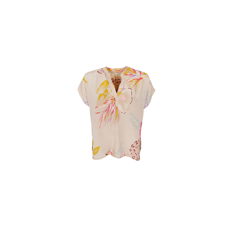 Black Colour - BCLUNA Andrea s/s blouse - Poppy Rose