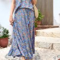 Black Colour - BCLUNA Andrea s/s blouse - Violet Blue