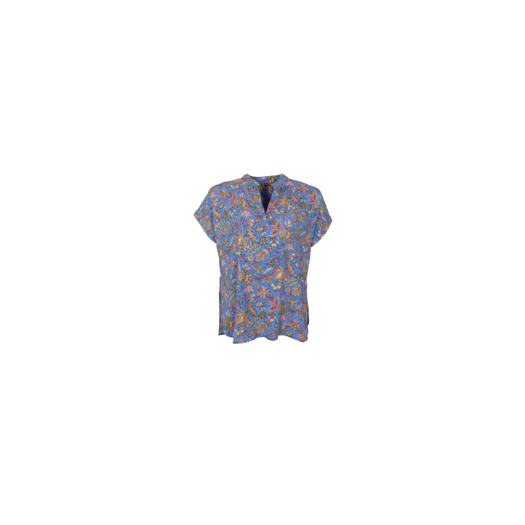 Black Colour - BCLUNA Andrea s/s blouse - Violet Blue