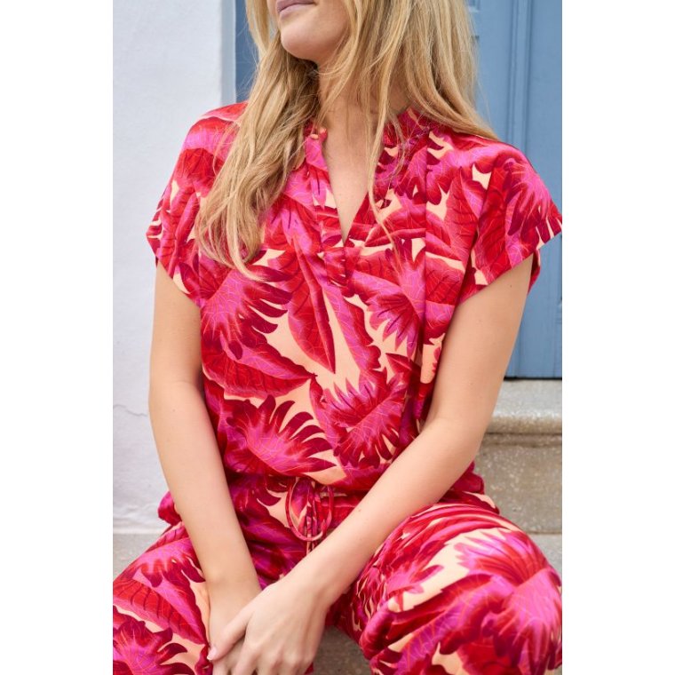 Black Colour - BCLUNA Andrea s/s top - Epic Pink