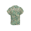 BLACK COLOUR - BCLUNA Andrea s/s top - Floral Green