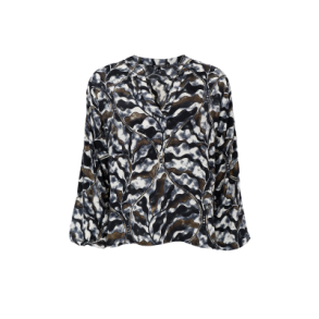 BLACK COLOUR - BCLUNA blouse - Graphite Decor