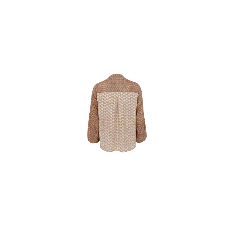 Black Colour - BCLUNA blouse - Nougat Multi