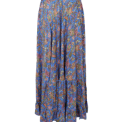 Black Colour - BCLUNA maxi frill skirt - Violet Blue