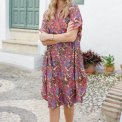BCLUNA s/s kaftan tunic - Royal Berry - Onesize