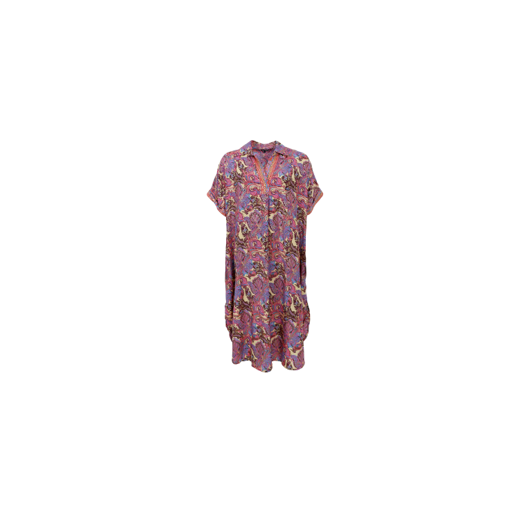 BCLUNA s/s kaftan tunic - Royal Berry - Onesize