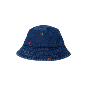 BLACK COLOUR - BCMALUCA denim bucket hat - Dk. Blue Denim/Cherry