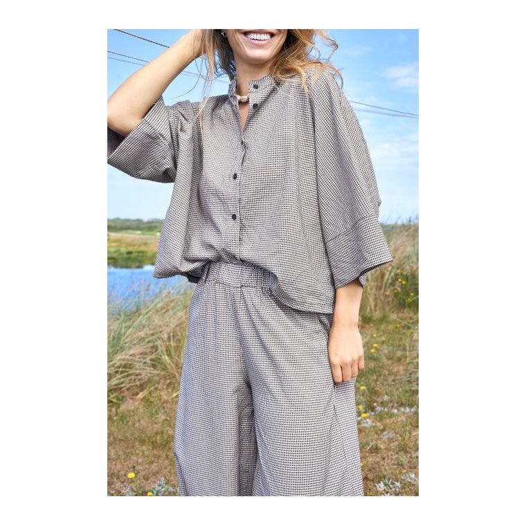 Black Colour - BCMANON loose shirt - Coffee