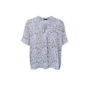 Black Colour - BCMELINA SS linen blouse - Floral