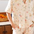 BLACK COLOUR - BCMELINA SS linen blouse - Flower