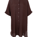 Black Colour - BCMELINA linen tunic - Coffee
