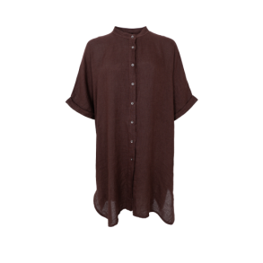 Black Colour - BCMELINA linen tunic - Coffee