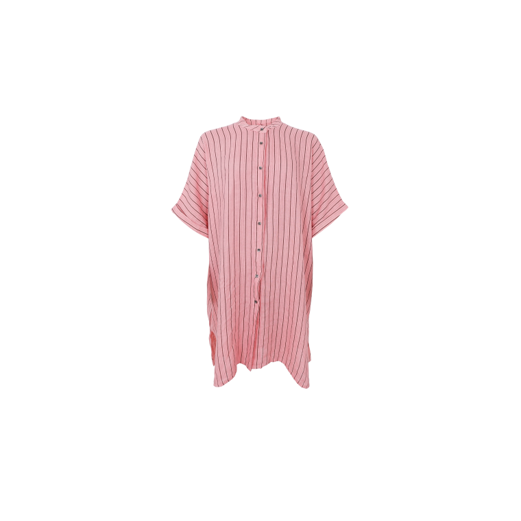  Black Colour - BCMELINA linen tunic - Rose Stripe