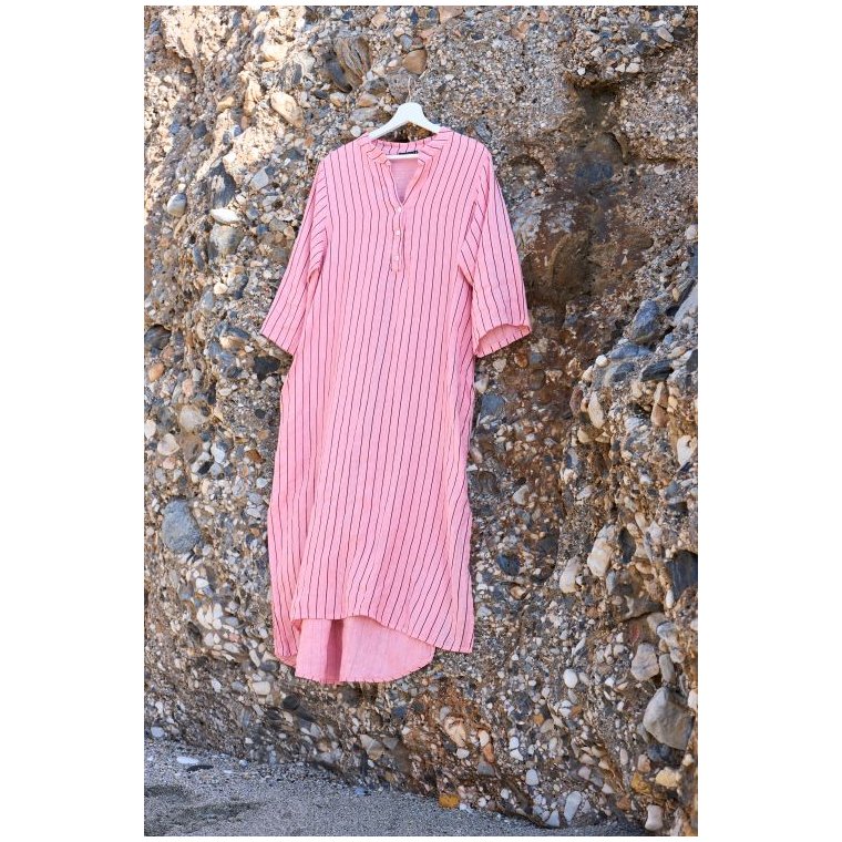 Black Colour - BCMELINA shirt dress - Rose Stripe