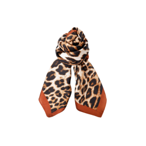 Black Colour - BCNIRA mini scarf w. golden ring - Leo