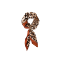 Black Colour - BCNIRA mini scarf w. golden ring - Leo