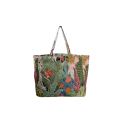 Black Colour - BCNYLA shopper bag - Flower Forest