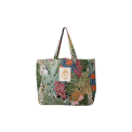 Black Colour - BCNYLA shopper bag - Flower Forest