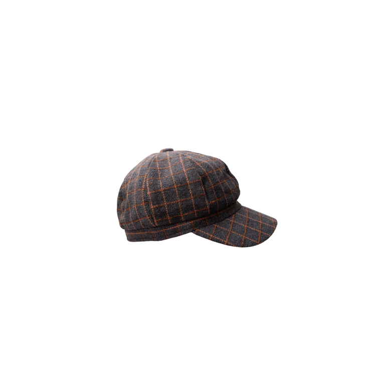 Black Colour - BCROSINA checked cap
