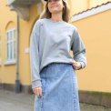 BLACK COLOUR - BCRUSSEL short wrap skirt - Lt. Denim