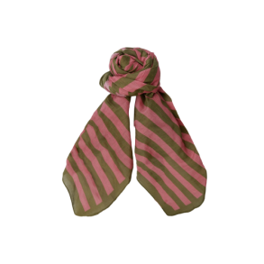 Black Colour - BCSHIRLEY striped mini scarf